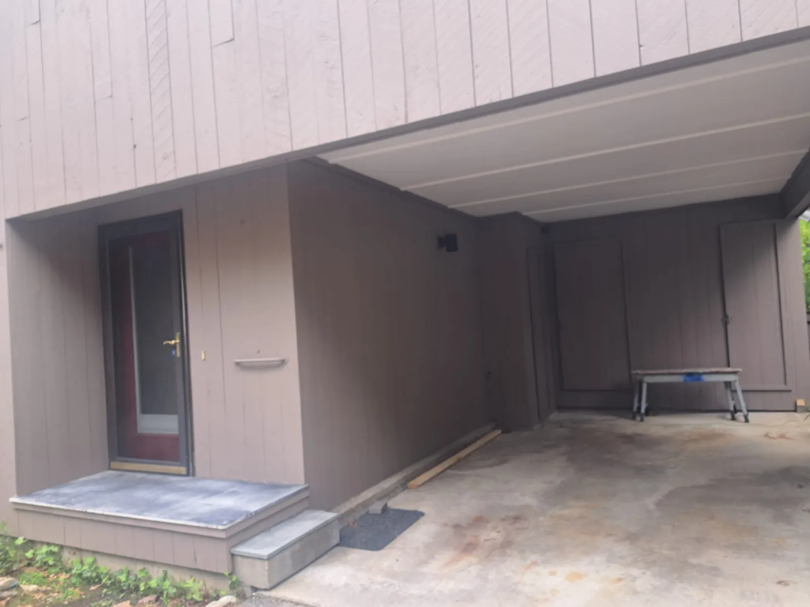 Contemporary home primed and ready for exterior paint